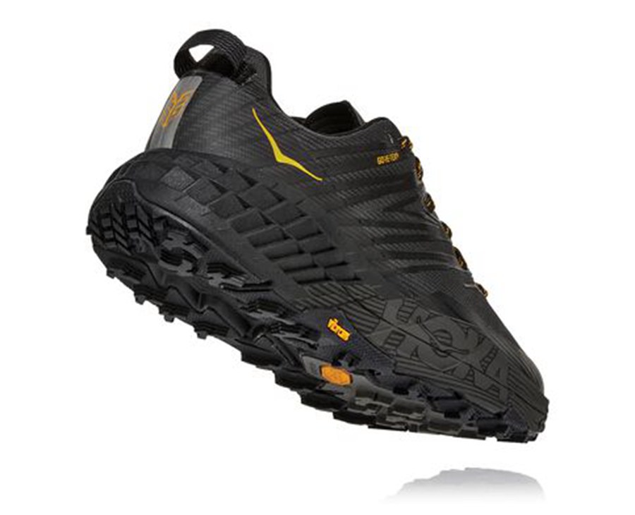 Tenis Trail Hoka One One Masculino Pretas - Speedgoat 4 Gore-Tex - 945-WUTSCB